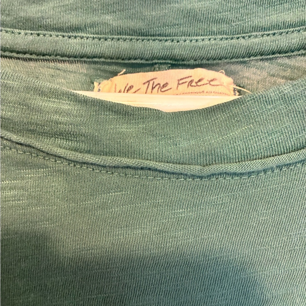 We The Free ARDEN Long Sleeve Tee | XS | Emerald | - Picture 5 of 6